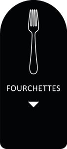 Magnetic Sign - Forks - 857802 - 1