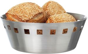 Mona Set Of 3 Stainless Steel Baskets Ø 18cm - 991678 - 1