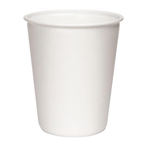 FSG Returnables Zero Waste Cups White 250ml (264 Pack) - BW092 - 1