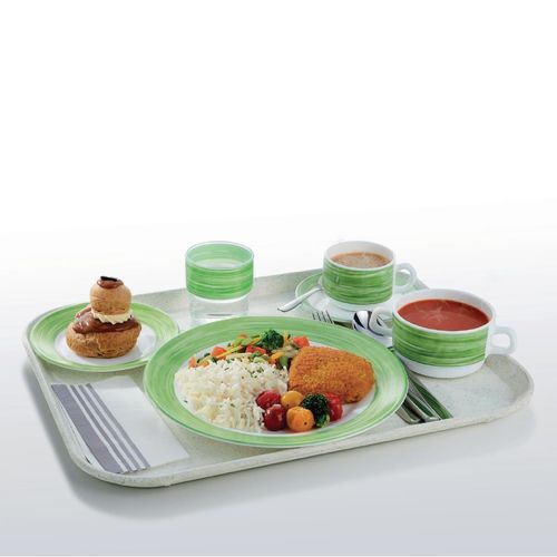 Arcoroc Brush Rim Bowls Green 120mm (36 Pack) - JK563 - 4