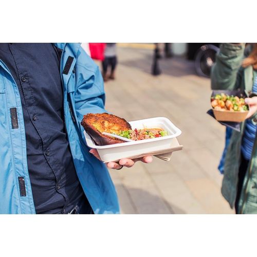 Vegware Gourmet Bagasse Bases Size 3 360ml (600 Pack) - JK426 - 2