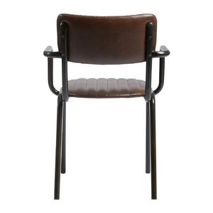 Tavo Stacking Ribbed Armchair Vintage Brown - JM484 - 3