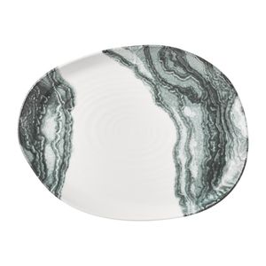 Churchill Tide Organic Platters Black 260x200mm (6 Pack) - JM034 - 1
