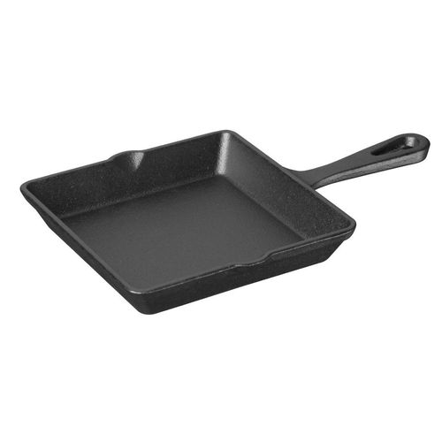Olympia Cast Iron Square Pan 155x225mm - JF044 - 1
