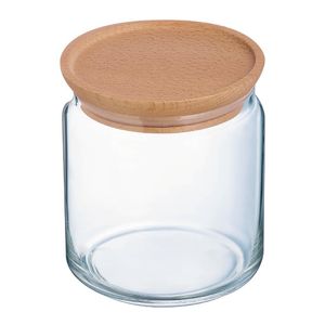 Luminarc Pure Jars & Wood Lids 750ml (6 Pack) - JK612 - 1