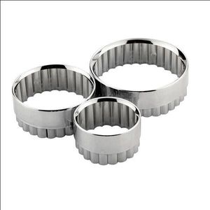 Metal Pastry Cutters 3 Pc - 90065 - 1