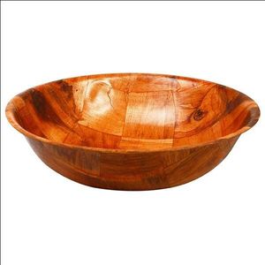 Woven Wood Round Bowl 20Cm / 8In - YT8R - 1