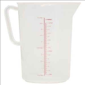 Sunnex Measuring Jug 5.0Ltr Clear Pp - 86521 - 1