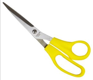Scissors - St.St Yellow Plastic Handled - 2216Y - 1