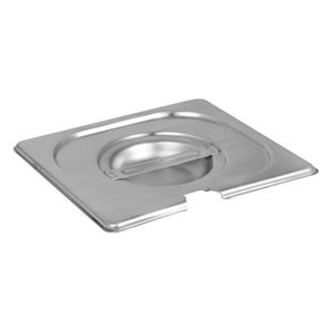 Gastronorm - 1/6 - Ss - Cover, Notched - GN16DN - 1