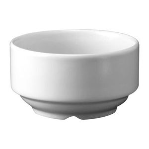Churchill White Unhandled Consommé Bowls 105mm (24 Pack) - CA894 - 1