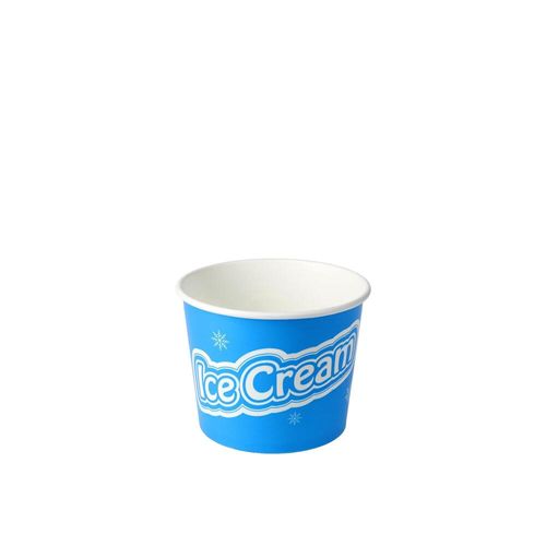 Custom Branded Single Walled Matt Ice Cream (4oz) - C5430 - 1