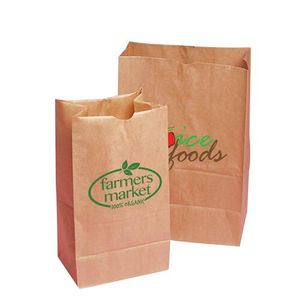 Custom Branded Block Bottom Paper Bag Small (18x34x10cm) - C5379 - 1
