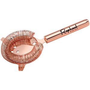 Custom Branded Deluxe Copper Hawthorne Strainer 2 Prong - C6707 - 1