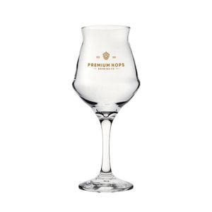 Custom Branded Stem Wavy Sommelier Glass (400ml/14oz) - C6769 - 1