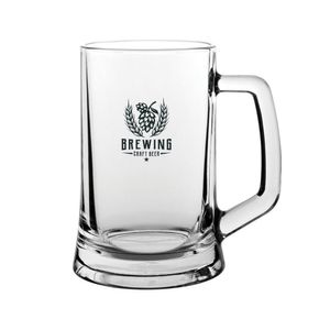 Custom Branded Tankard Mug Glass (400ml/14oz) - C6776 - 1