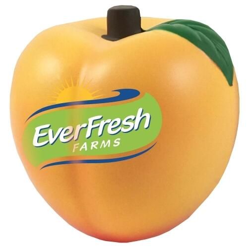 Custom Branded Stress Peach - S0010 - 1