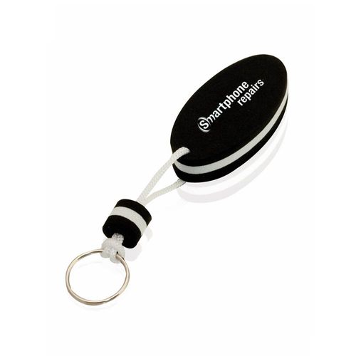 Custom Branded Float Bicolor Keyring - N0168 - 1