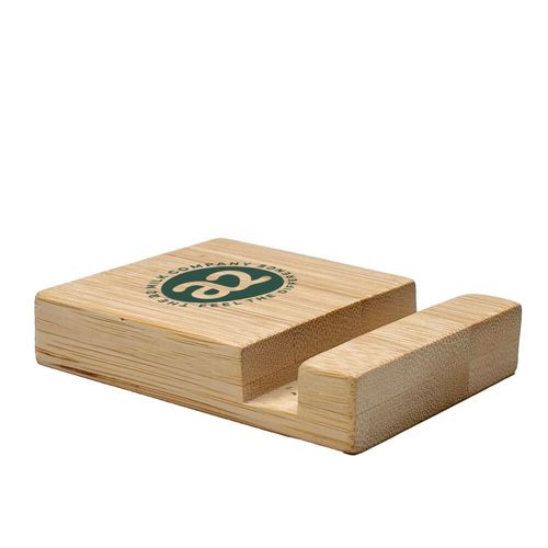 Custom Branded Bamboo Phone Stand - N0152 - 3