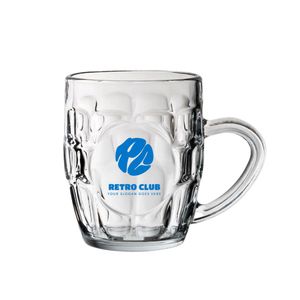 Custom Branded Dimple Tankard (Panelled) - Half Pint/10oz/290ml - C6945 - 1