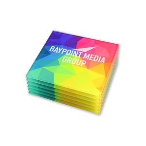 Custom Branded Glass Coaster Square Set of 6 - C6967 - 1