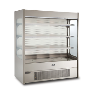 Foster FMSLIM1800NG/18-163 Slimline Multideck with Nightblind and Glass End Panels, 1800mm - 18-163 - 1