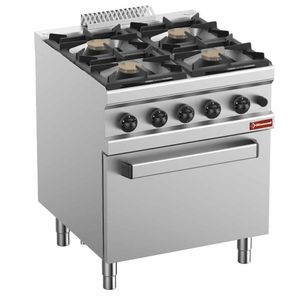 Diamond C4GF7-BF 4 Burners Gas Range with Oven - C4GF7-BF - 1