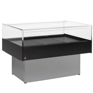 Diamond BN129/V-E8/T2 Grey Panoramic Self-service Refrigerated Counter - BN129-V-E8-T2 - 1