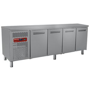 Diamond MR4/R2 3 Door Stainless Steel Refrigerated Preparation Counter, 550 Litres - MR4-R2 - 1
