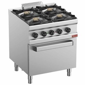 Diamond C4GFEV7-BF 4 Stove Freestanding Gas Range Cooker on Electric Oven, 2.6kW - C4GFEV7-BF - 1