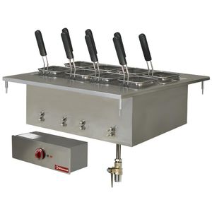 Diamond EDI/CP7 8 Basket Electric Pasta Cooker, 9kW - EDI-CP7 - 1