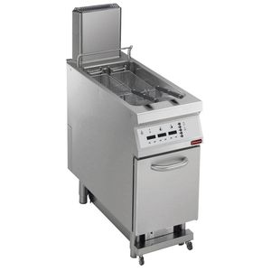 Diamond G22/F23CEA4-S Double Basket Freestanding Gas Fryer on Neutral Closed Cupboard, 0.03kW - G22-F23CEA4-S - 1