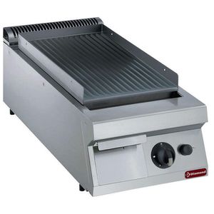 Diamond G22/PR4T-NE Ribbed Gas Griddle Cooking Plate - G22-PR4T-NE - 1