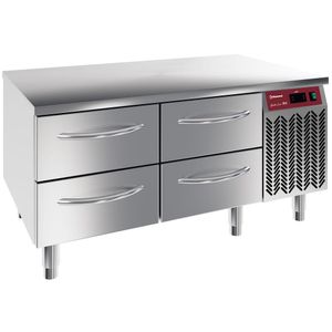 Diamond N77/R212G-9D Refrigerate Base, 4X1/2 Drawers Gn 1/1-H 100 Mm - N77-R212G-9D - 1