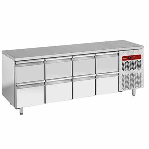 Diamond TG4N/H-R2_4XK1/2-H 8 Drawer Stainless Steel Refrigerated Counter - TG4N-H-R2_4XK1-2-H - 1