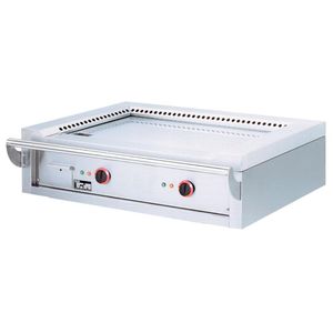 Diamond TPE2-12/T Tabletop 2 Area Electric Teppanyaki Plate, 11.7kW - TPE2-12-T - 1