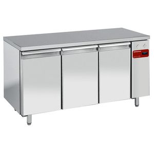 Diamond TS3B/H 3 Door Stainless Steel Freezer Counter, 405 Litres - TS3B-H - 1