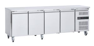 Sterling Pro Cobus SPCR405AV A-Energy Rated Four Door Gastronorm Fridge Counter, 553 Litres - SPCR405AV - 3