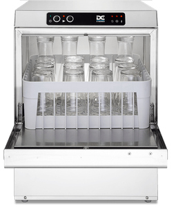 DC EG50IS Economy Range 500mm Basket Frontloading Commercial Glasswasher with Water Softner, 18 Pint Capacity - EG50IS - 1