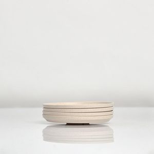 3oz Saucer HuskeeOriginal 4-Pack Natural (X12) - 1