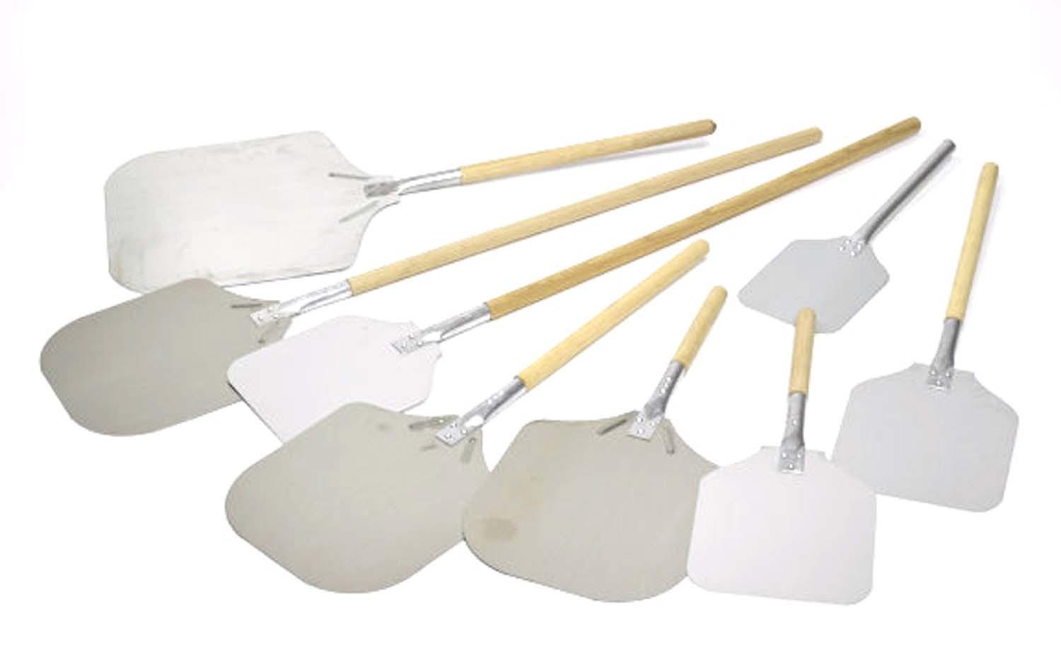 12187-04 - Red Pizza Peel 16” x 16” x 40” - 12187-04