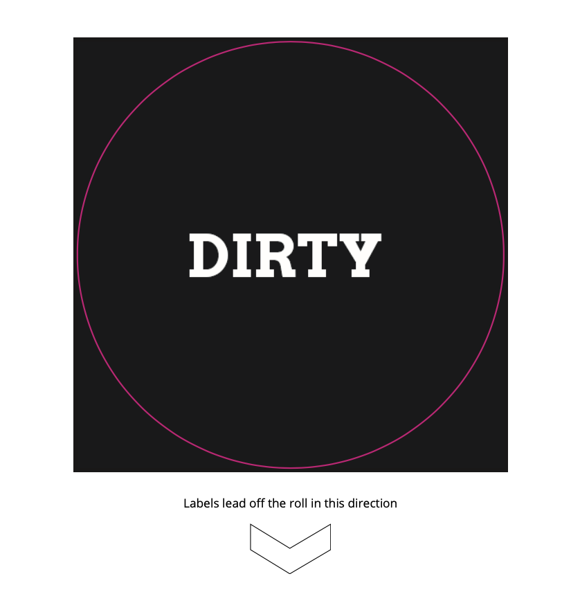 DIRTY-STICKERS - Dirty Creations Stickers - 60mm Custom Branded Stickers - DIRTY-STICKERS
