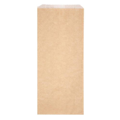 Fiesta Green Biodegradable Kraft Hot and Crispy Hot Food Bags 292 x 127mm (Pack of 500) - FC878 - 1
