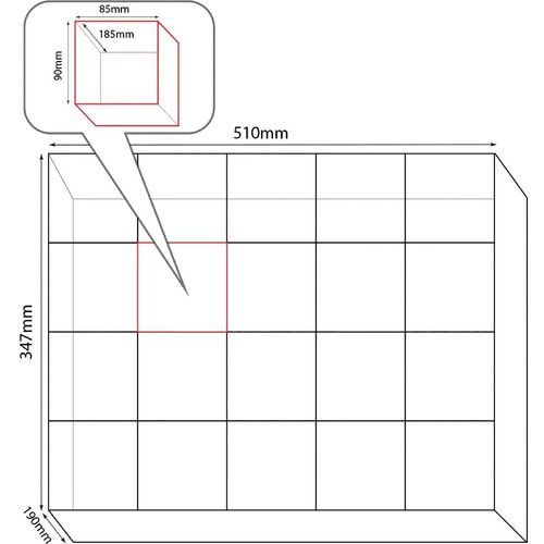 Glassjack 20 Sections (Pack of 5) - CD703 - 2