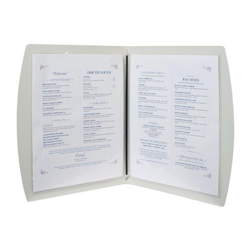 Securit Rio Menu Cover Red A4 - GL106 - 3