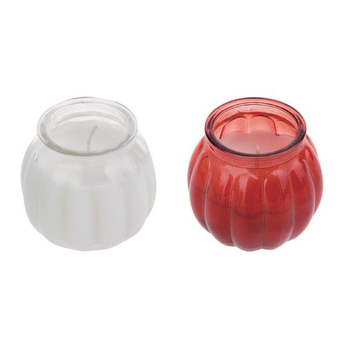 Olympia Pumpkin Jar Candle Red (Pack of 12) - CS751 - 2