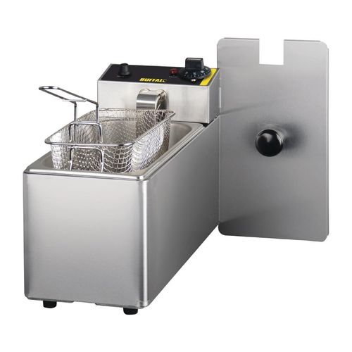 Buffalo Single Tank Single Basket Countertop Fryer 2kW - L370 - 3