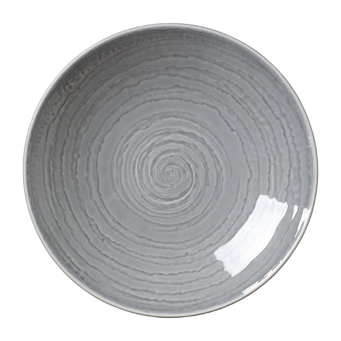 Steelite Scape Grey Coupe Bowls 255mm (Pack of 12) - VV1008 - 1