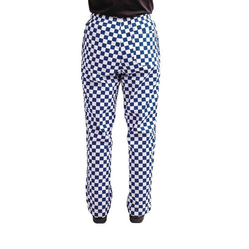 Whites Easyfit Trousers Teflon Big Blue Check XS