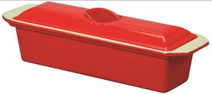 Chasseur Cast Iron Terrine With Lid - Red 380mm - 071074 - 10322-04